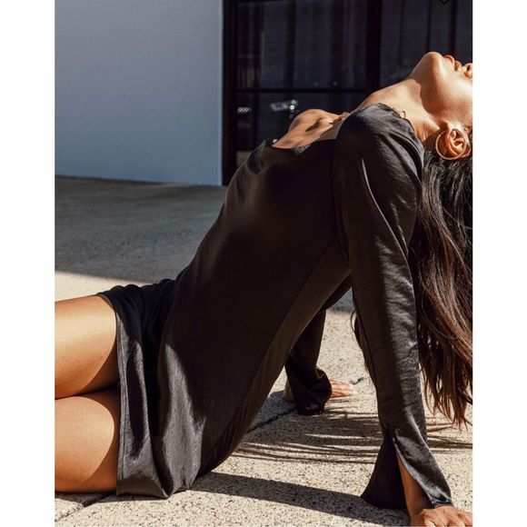 Princess Polly STAR POWER MINI DRESS BLACK Size 2 Nwot - Picture 9 of 9